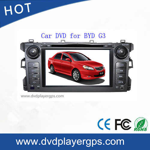 Car DVD Player MP4 Player with TV/Bt/RDS/IR/Aux/GPS for Byd G3